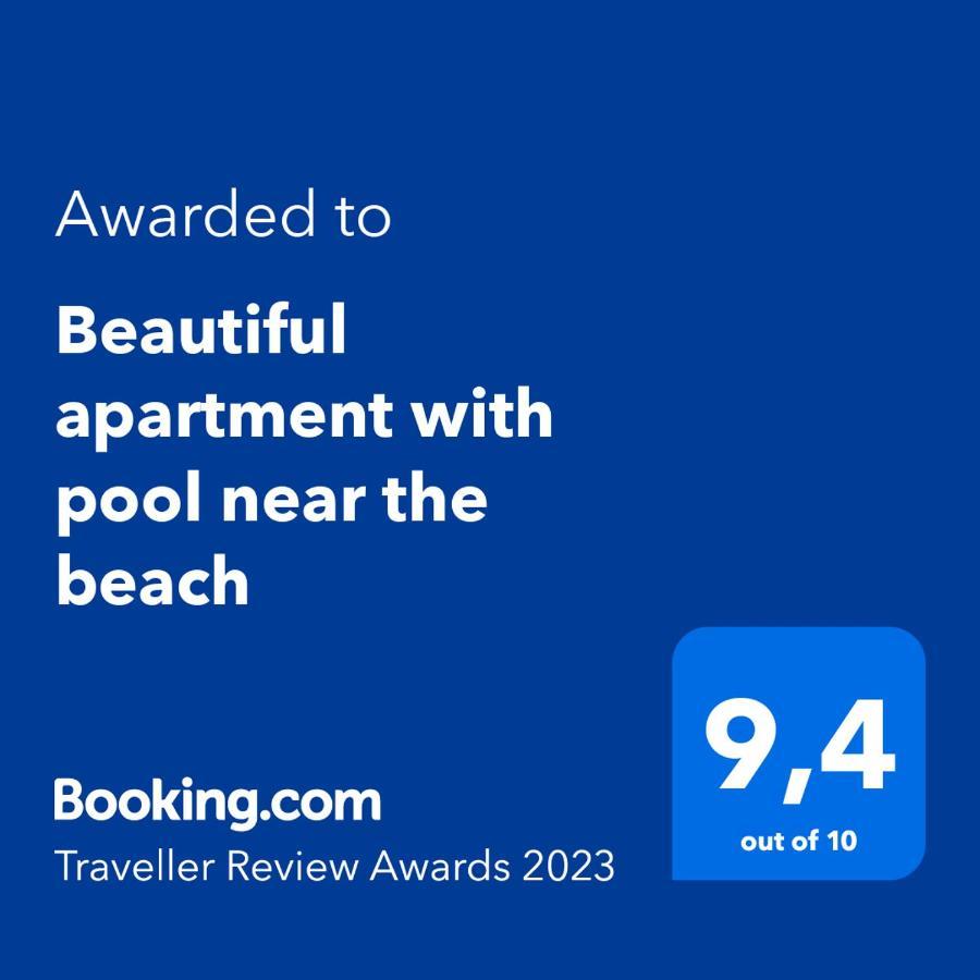 Beautiful Apartment With Pool Near The Beach Oliva Exterior foto
